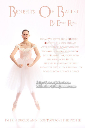 Benefits of Ballet Poster - TTP Nutcracker 2012