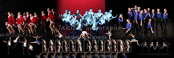 Lancer Dancer Red White and Blue Banner