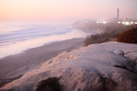 Carlsbad Photography, Landscape - Encina Power Station Smokestack, Agua Hedionda Lagoon, Tamarack Beach