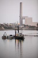 Carlsbad Photography, Landscape - Encina Power Station Smokestack, Agua Hedionda Lagoon, Tamarack Beach