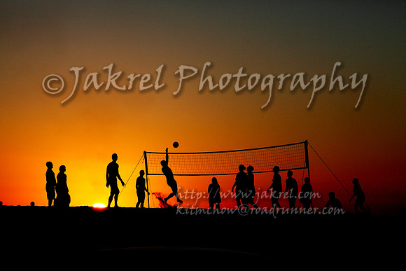 volleyball at Ponto Beach