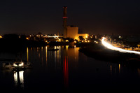 Carlsbad Photography, Landscape - Encina Power Station Smokestack, Agua Hedionda Lagoon, Tamarack Beach