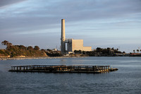 Carlsbad Photography, Landscape - Encina Power Station Smokestack, Agua Hedionda Lagoon, Tamarack Beach