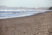 Carlsbad Photography, Landscape - Encina Power Station Smokestack, Agua Hedionda Lagoon, Tamarack Beach