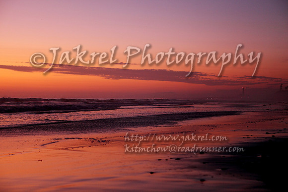 Encina Power Station Smokestack from Ponto Beach