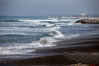 Carlsbad Photography, Landscape - Encina Power Station Smokestack, Agua Hedionda Lagoon, Tamarack Beach
