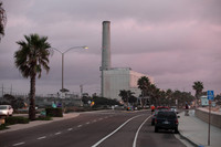 Carlsbad Photography, Landscape - Encina Power Station Smokestack, Agua Hedionda Lagoon, Tamarack Beach