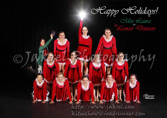 Carlsbad High School Lancer Dancers Xmas Tree 2014