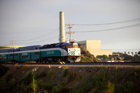 Carlsbad Photography, Landscape - Encina Power Station Smokestack, Agua Hedionda Lagoon, Tamarack Beach